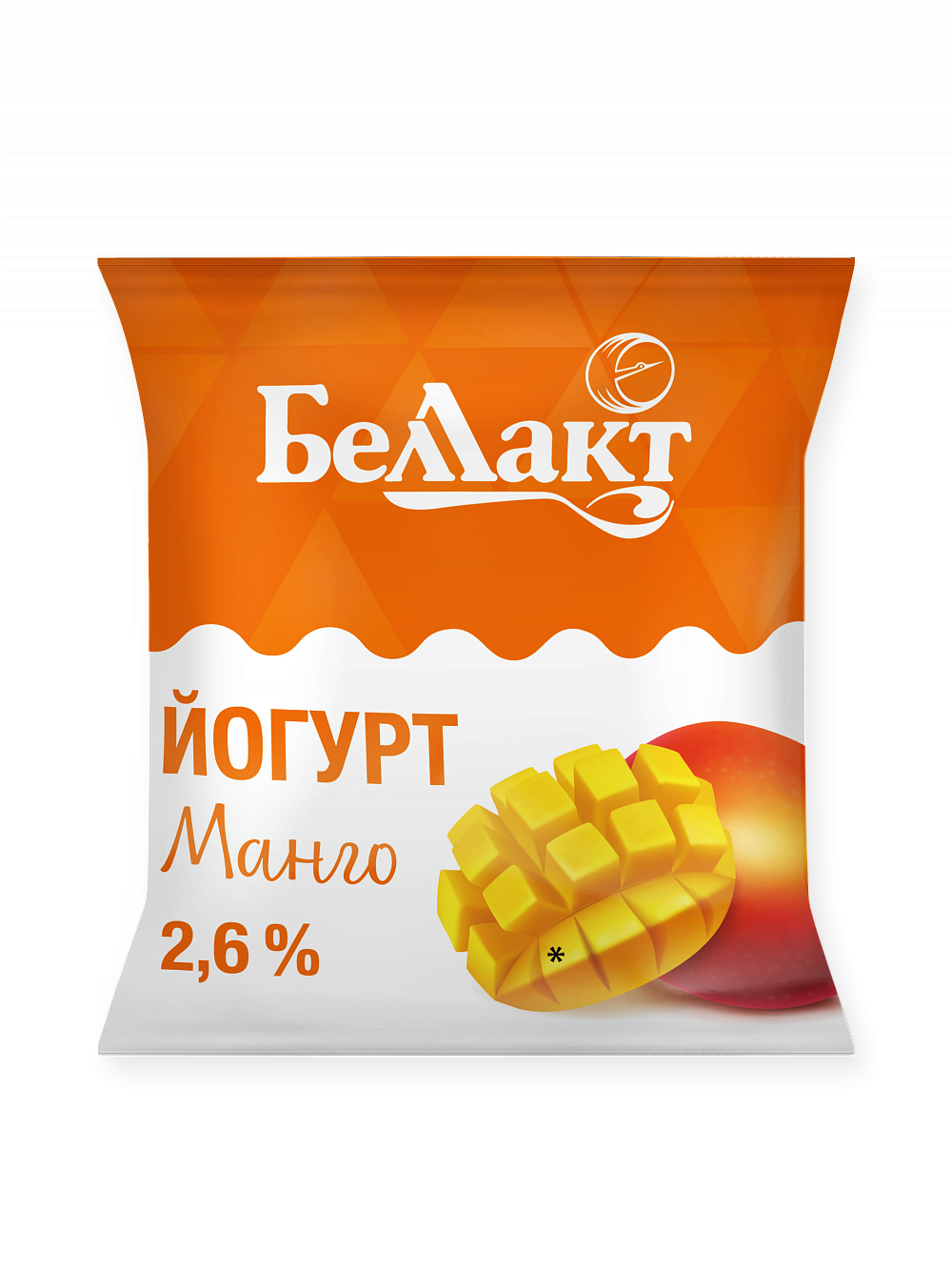 Йогурт сладкий с ароматом манго, 2,6%